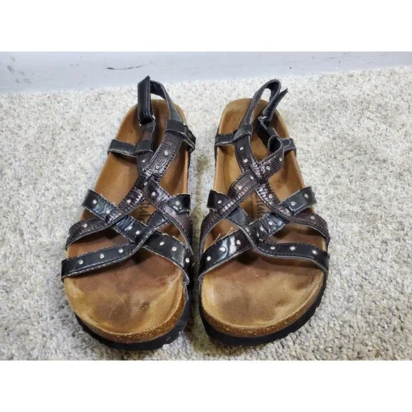 Women's Black Sandals - Picture 2 of 7